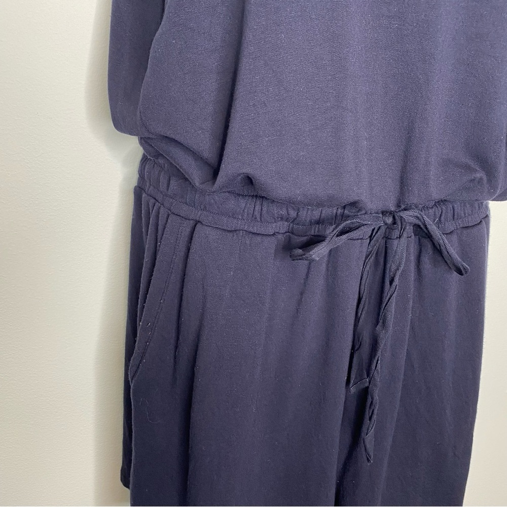 Daily Ritual Navy Blue Shorts Romper - Picture 3 of 10